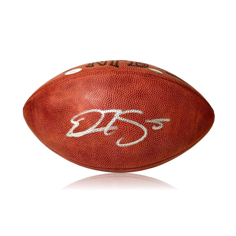 Rugby Free Kick-Donovan Mcnabb Signed Authentic Football COA Mounted Fod Philadelphia Eagles Autograph