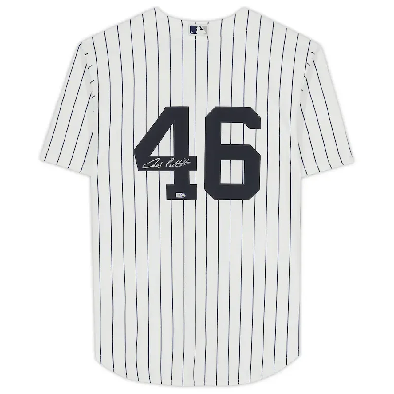 Baseball Jersey With Street Fashion Influence-Andy Pettitte Signed New York Yankees  White Nike Replica Jersey (Fanatics)