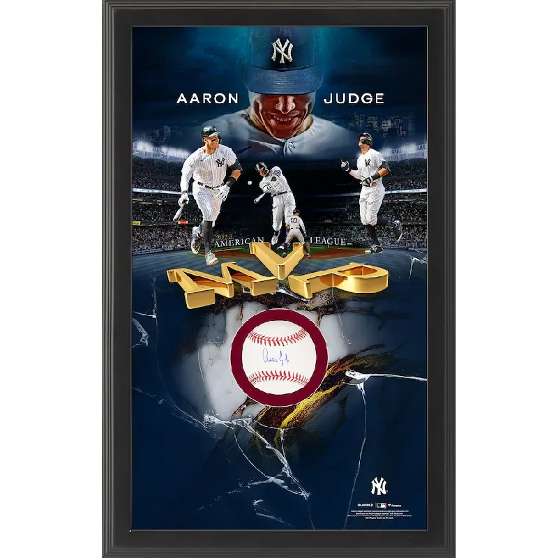 Baseball Pitching Tips-Aaron Judge Signed New York Yankees 2022 AL MVP  Framed Baseball Shadowbox (Fanatics)