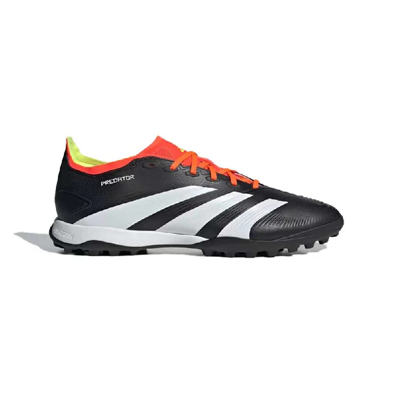 Football Shoes With Padded Collar-Men's Predator League L TF Soccer Shoes - Core black/Footwear White/Solar red