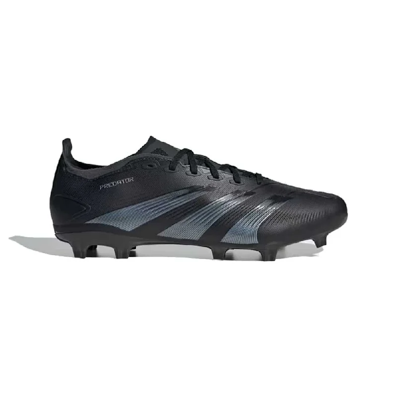 Football Shoes With Extended Tongue-Men's Predator League L FG Soccer Shoe - Core black/Carbon/Core black - Regular (D)