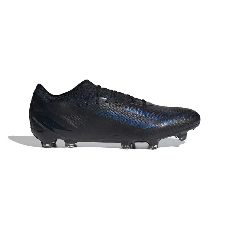 Football Shoes For Dribbling-Men's X CRAZYFAST.1 FG Soccer Shoe - Core black,Core black,Core black - Regular (D)