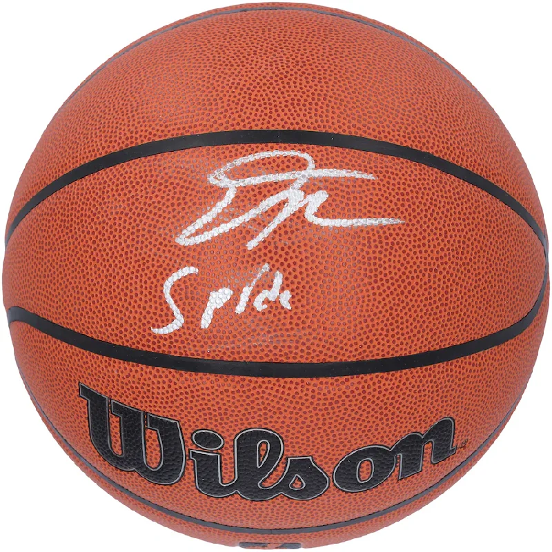 Basketball Wristband-Donovan Mitchell  Signed Cleveland Cavaliers  Wilson Authentic Series Indoor/Outdoor Basketball with "Spida" Inscription (Fanatics)