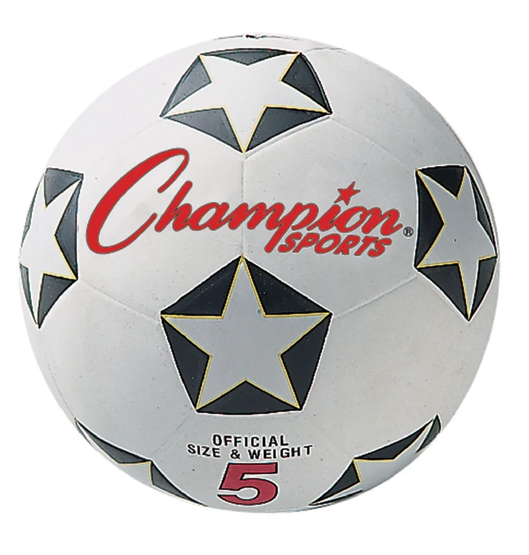 Football Preseason-Champion Sports Rubber Soccer Ball Size 5