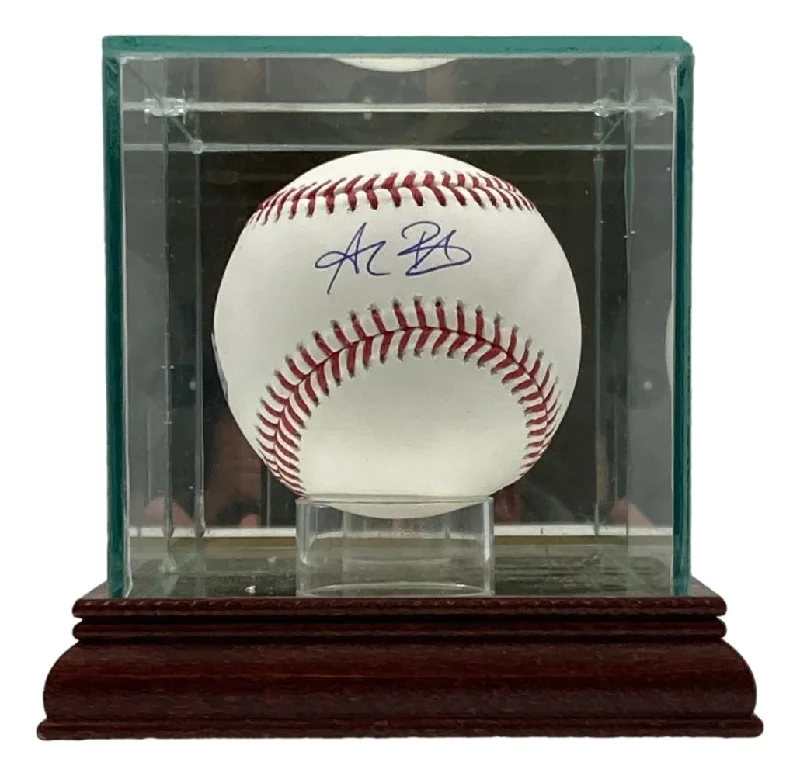 Baseball Defensive Positioning-Alec Bohm Philadelphia Phillies Signed Official MLB Baseball Fanatics w/ Case