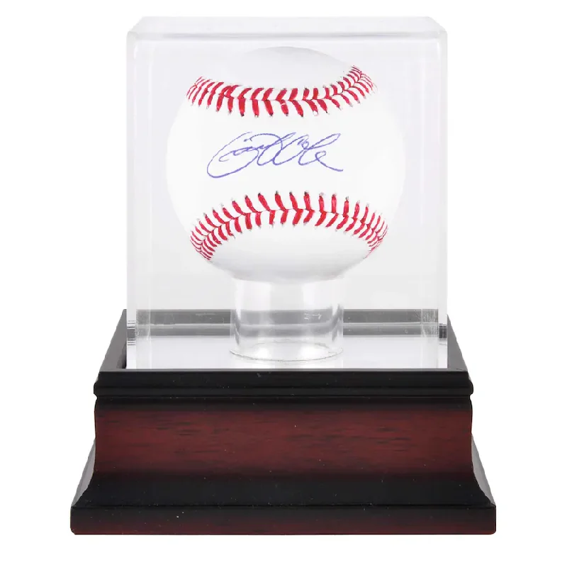 Baseball Practice-Gerrit Cole Signed New York Yankees Baseball and Mahogany Baseball Display Case (Fanatics)