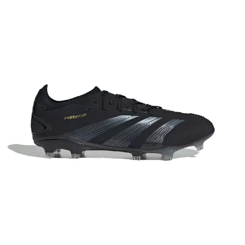 Football Shoes For Strikers-Predator Pro FG Soccer Cleats - Core Black/Carbon/Gold Metallic - Regular (D)