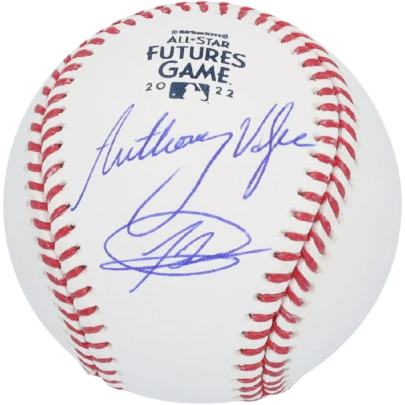 Baseball Center Fielder-Jasson Dominguez and Anthony Volpe Signed Official 2022 MLB Futures Game Baseball - New York Yankees (Fanatics)