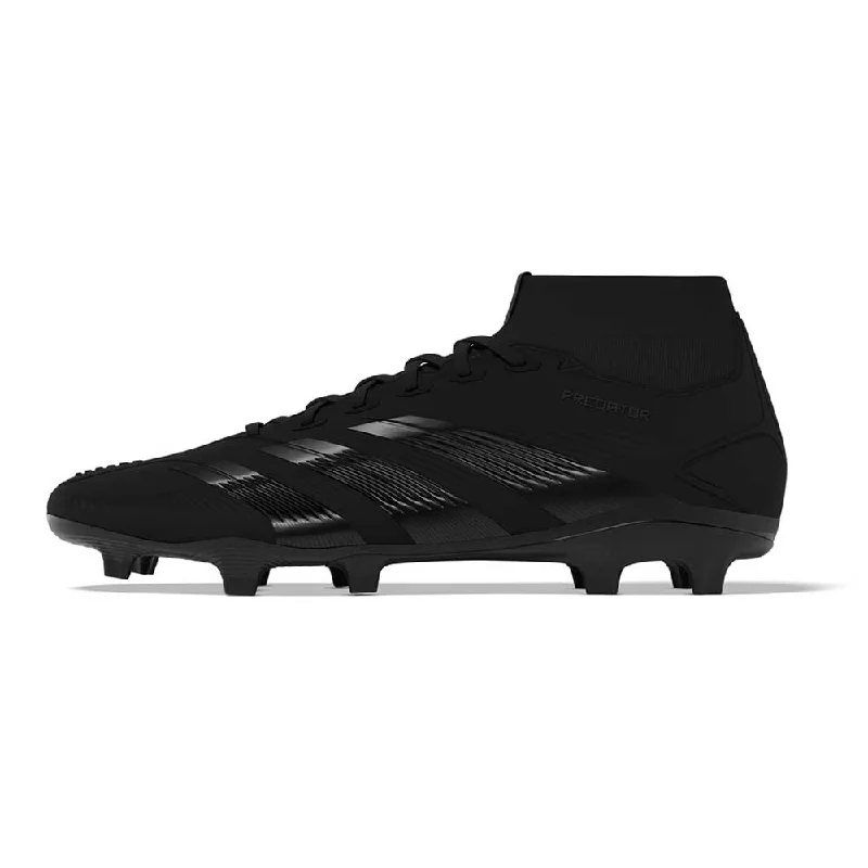 Football Shoes With Lace-Up Closure-Men's Predator League FG Soccer Shoe - Core black/Carbon/Core black - Regular (D)