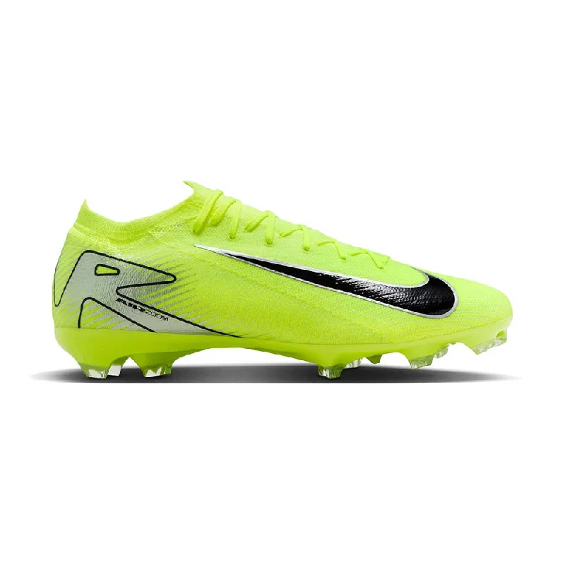 Football Shoes With 3D Printed Design-Zoom Vapor 16 Pro FG Soccer Shoe - Volt/Black - Regular (D)