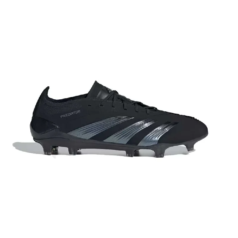 Football Shoes For Fast Players-Men's Predator Elite L FG Soccer Shoe - Core black/Core black/Carbon - Regular (D)