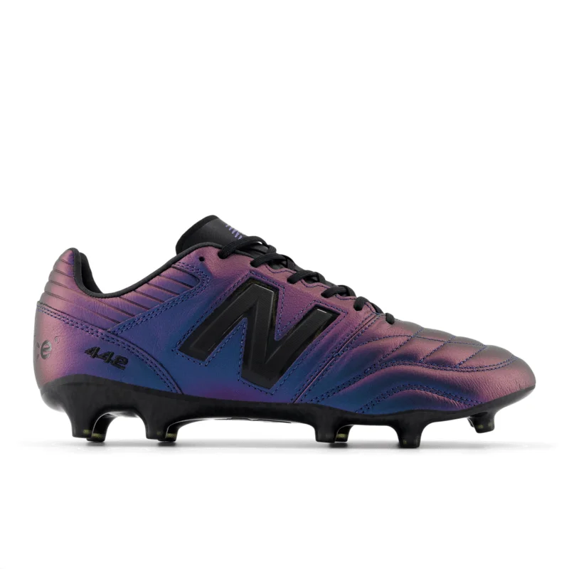 Football Shoes With Studded Design-New Balance Men's 442 V2 PRO FG Soccer Cleat - MS41FBI2