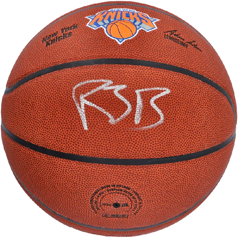 Basketball Speed Training-RJ Barrett Signed New York Knicks  Wilson Team Logo Basketball (Fanatics)