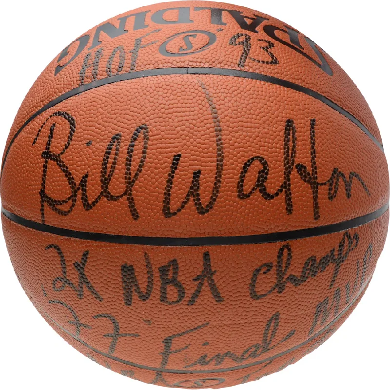 Basketball Shoes-Bill Walton Signed Portland Trail Blazers Spalding Indoor/Outdoor Basketball with Multiple Inscriptions (Fanatics)