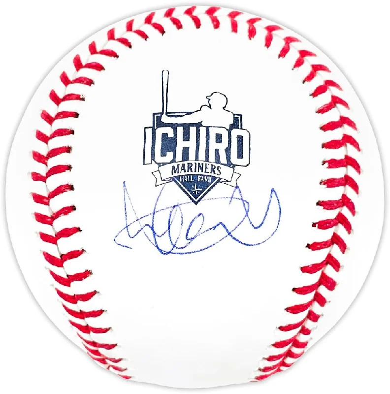 Ichiro Suzuki Signed Seattle Mariners Hall Of Fame Logo Baseball Suzuki COA