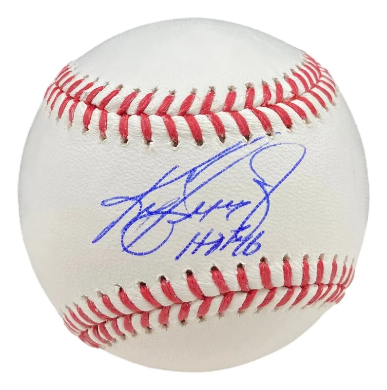 Baseball Command And Control-Ken Griffey Jr Seattle Mariners Signed Official MLB Baseball HOF 16 BAS