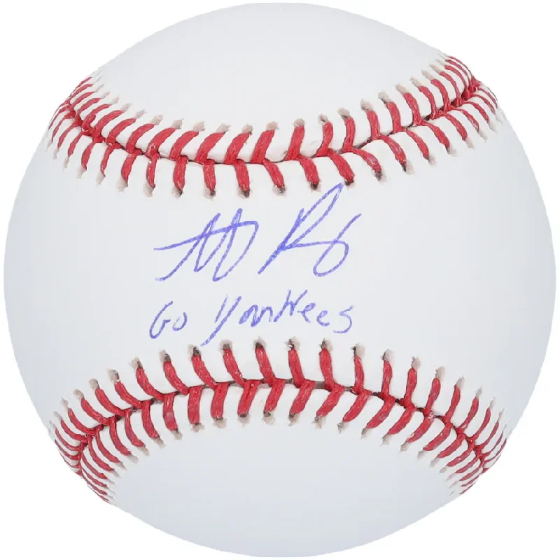 Baseball Baserunning IQ-Anthony Rizzo Signed New York Yankees Baseball with "Go Yankees" Inscription (Fanatics)