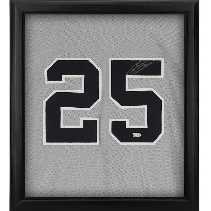 Baseball Jersey With Retro Team Logos-Gleyber Torres Signed New York Yankees  Framed Grey Majestic Authentic Jersey Shadowbox (Fanatics)