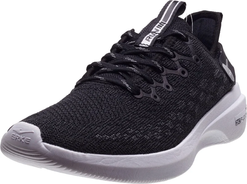 Basketball Shoes With Lightweight Build-Erke Cushioning Shoes Men Running Black 11120103449-007