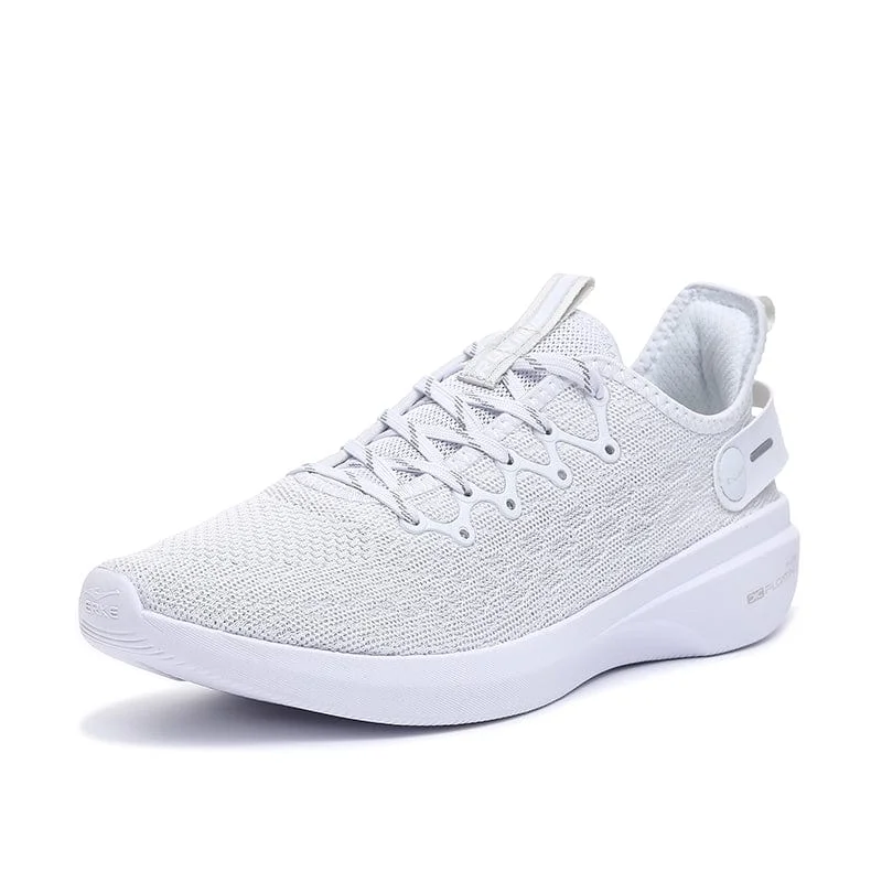 Basketball Shoes With Energy Boost-Erke Cushioning Shoes Men Running White/Grey 11120103449-006