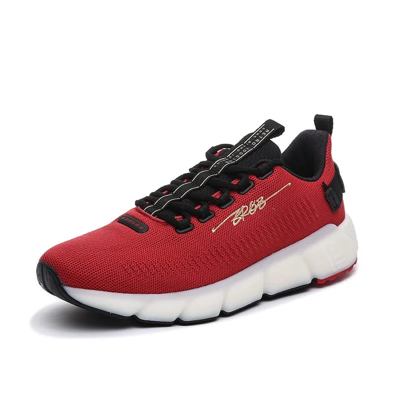 Basketball Shoes With Minimalist Look-Erke Jogging Shoes Men Running Red 11120120402-202