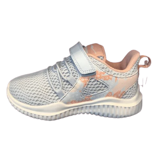 Basketball Shoes For Aggressive Play-Erke Shoes Kids-Girls Running L.Blue/Mineral Pink 64120103044-603