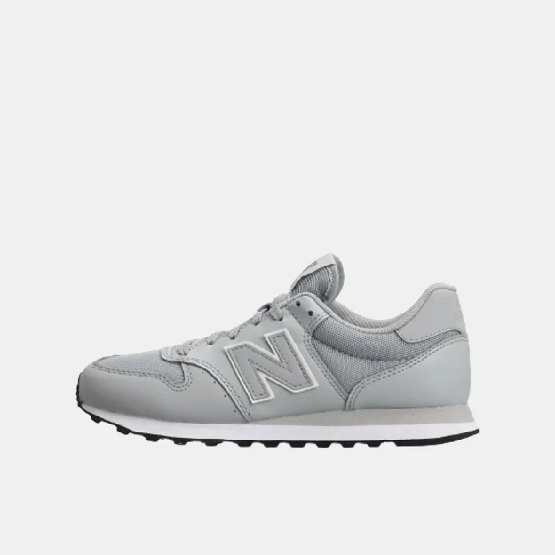 Basketball Shoes For Indoor Courts-New Balance 500 Women Lifestyle Shoes Silver